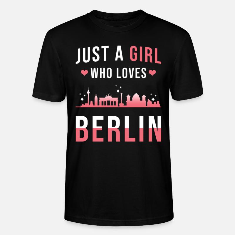 Berlin - Stanley/Stella Unisex Bio-T-Shirt CRAFTER - Schwarz