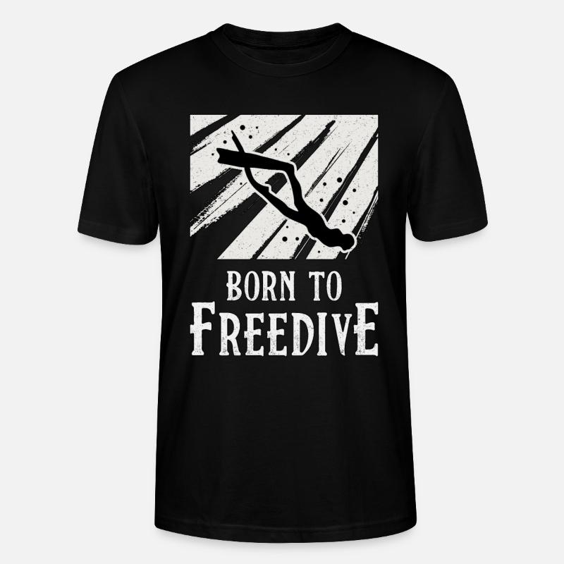 Apnée Plongée Apnéiste Cadeau d’apnée - T-shirt bio CRAFTER Stanley Stella Unisexe - noir