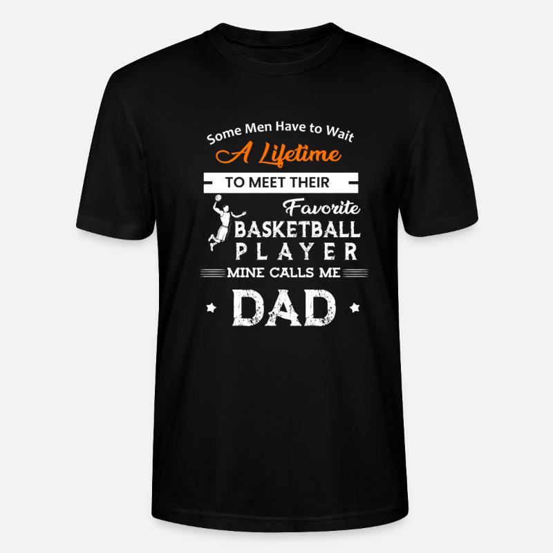 Basketball Dad ruft mich an - Stanley/Stella Unisex Bio-T-Shirt CRAFTER - Schwarz