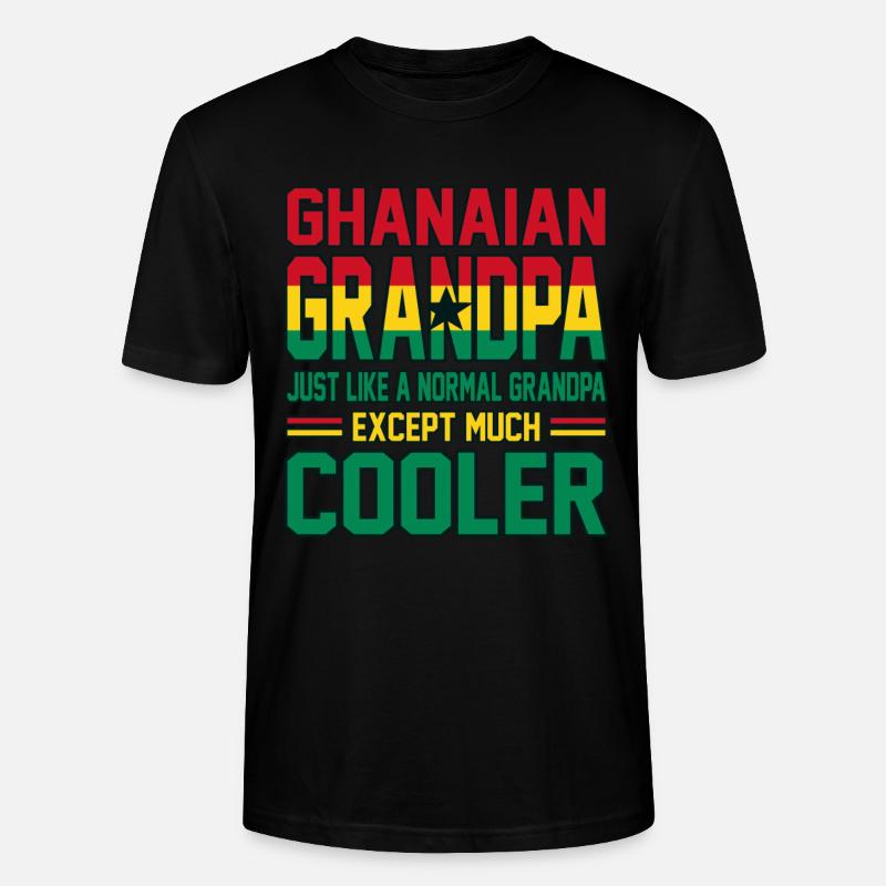 Ghana - Stanley/Stella Unisex Bio-T-Shirt CRAFTER - Schwarz