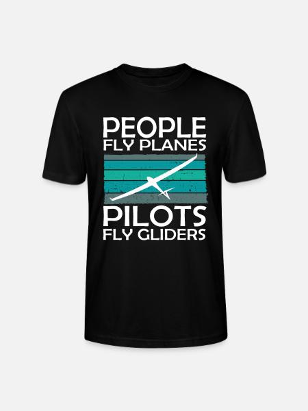 Gliders and gliders - Stanley/Stella CRAFTER Unisex Organic T-Shirt - black