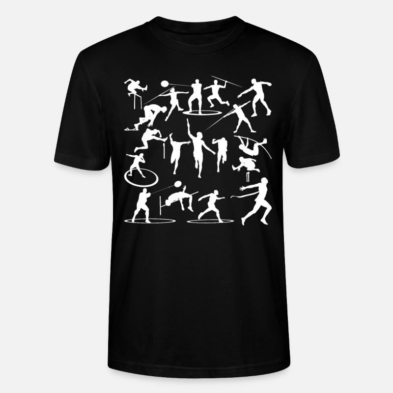 Leichtathletik Geschenk - Stanley/Stella Unisex Bio-T-Shirt CRAFTER - Schwarz