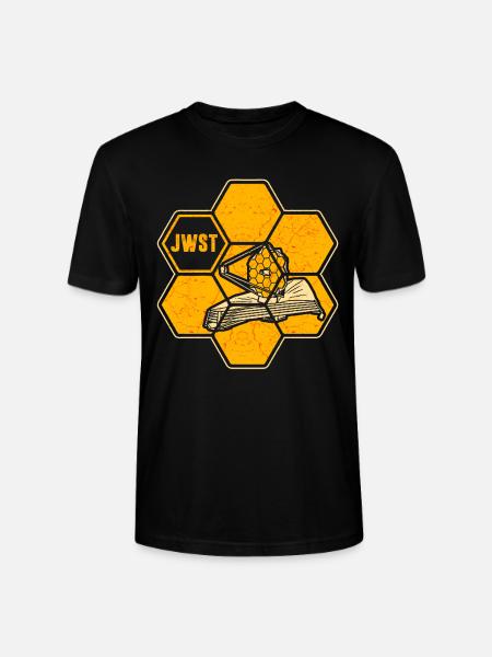 Télescope spatial James Webb - T-shirt bio CRAFTER Stanley Stella Unisexe - noir