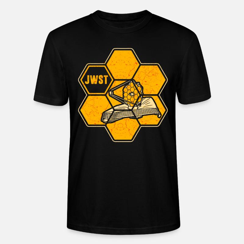Télescope spatial James Webb - T-shirt bio CRAFTER Stanley Stella Unisexe - noir