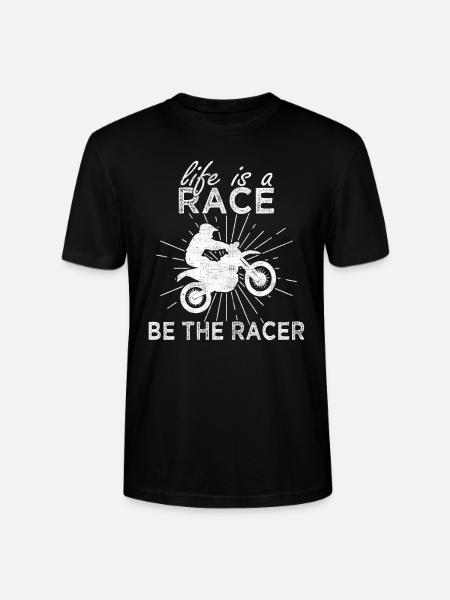 Motocross riding saying - Stanley/Stella CRAFTER Unisex Organic T-Shirt - black