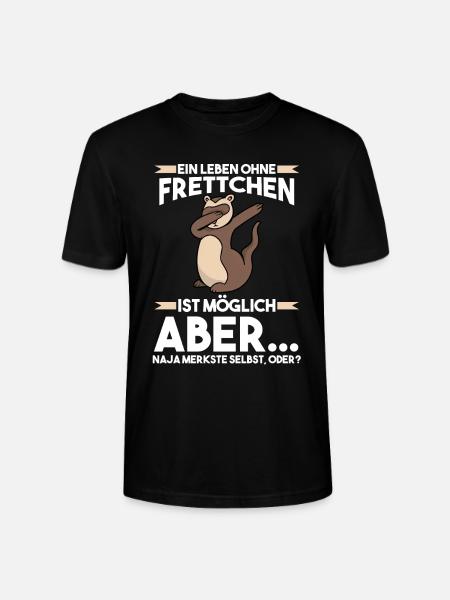 Frettchen - Stanley/Stella Unisex Bio-T-Shirt CRAFTER - Schwarz