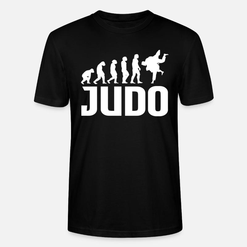 Évolution du judo - T-shirt bio CRAFTER Stanley Stella Unisexe - noir