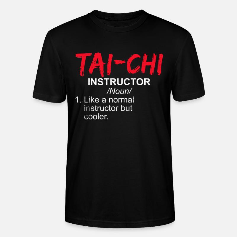 Tai Chi Instructor - Stanley/Stella Unisex Bio-T-Shirt CRAFTER - Schwarz