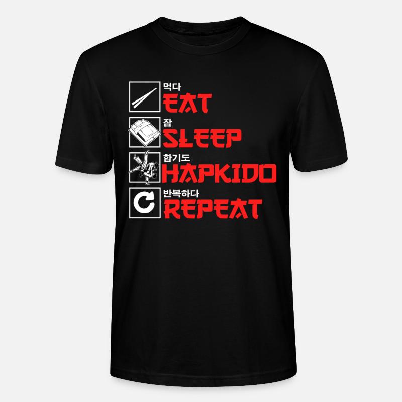 Hapkido Evolution - Stanley/Stella Unisex Bio-T-Shirt CRAFTER - Schwarz