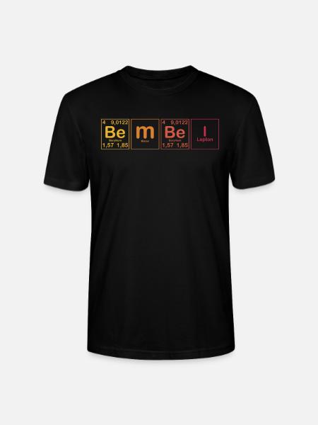 Bembel Periodensystem Äbbelwoi Hessisch - Stanley/Stella Unisex Bio-T-Shirt CRAFTER - Schwarz