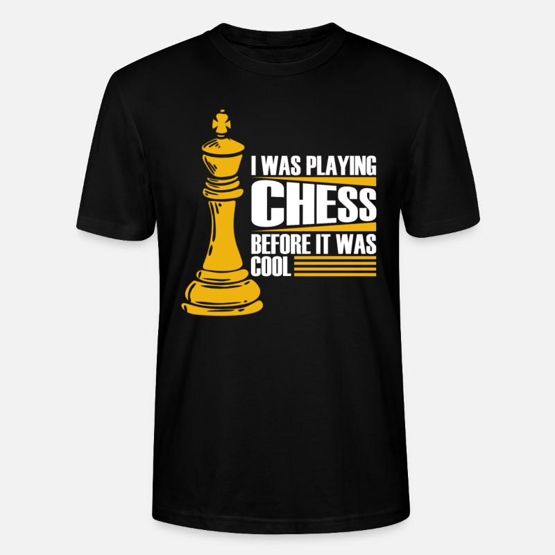 Schach Schachfigur - Stanley/Stella Unisex Bio-T-Shirt CRAFTER - Schwarz