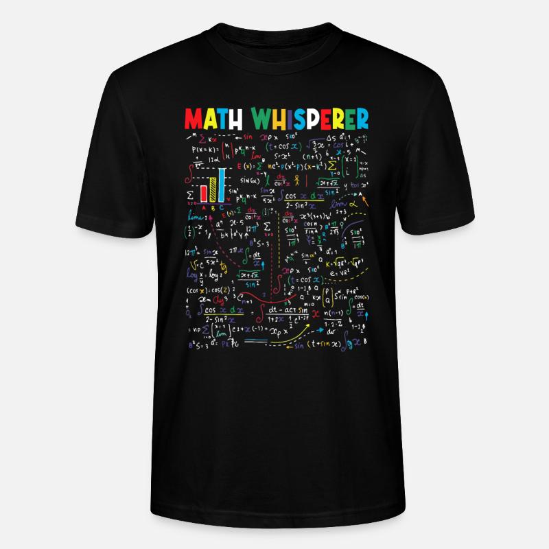 Math Whisperer - Stanley/Stella Unisex Bio-T-Shirt CRAFTER - Schwarz