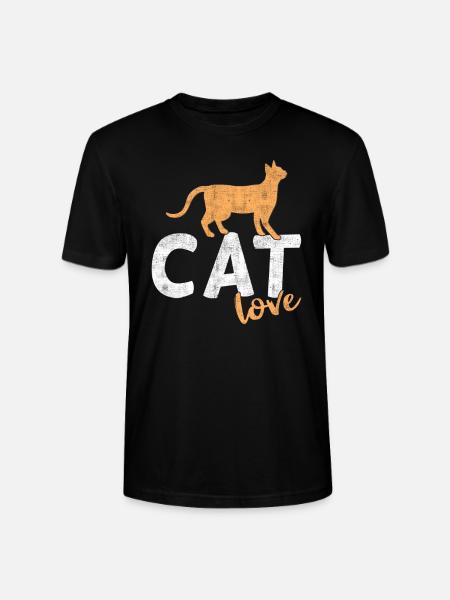 Katzenbesitzer Katzenliebe - Stanley/Stella Unisex Bio-T-Shirt CRAFTER - Schwarz
