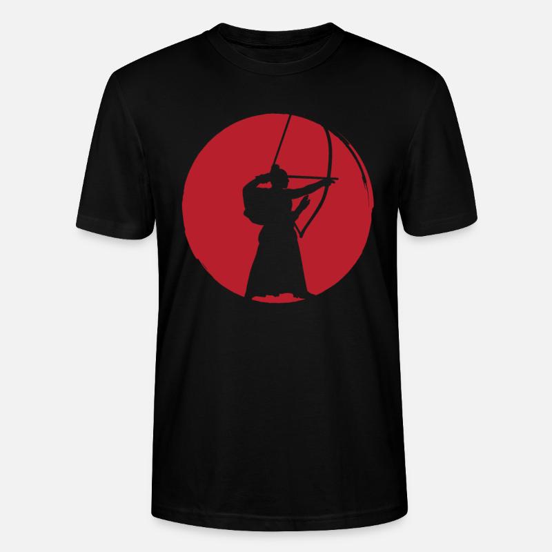 Kyudo Geschenk - Stanley/Stella Unisex Bio-T-Shirt CRAFTER - Schwarz