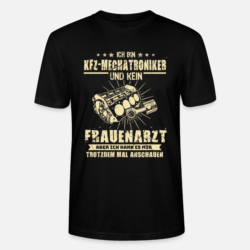 Kfz Mechatroniker - Stanley/Stella Unisex Bio-T-Shirt CRAFTER - Schwarz