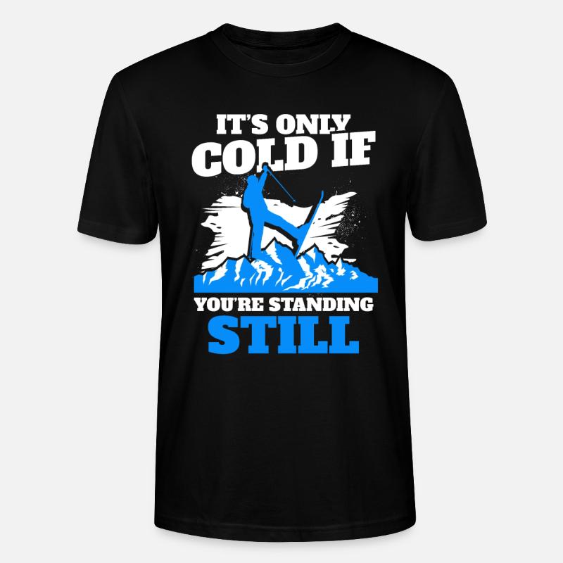 Ski Skieurs de ski - T-shirt bio CRAFTER Stanley Stella Unisexe - noir