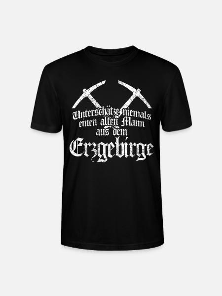 Erzgebirge Erzgebirger - Stanley/Stella Unisex Bio-T-Shirt CRAFTER - Schwarz