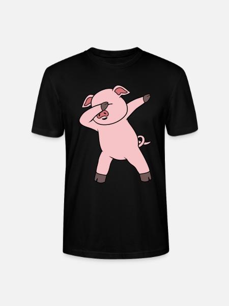 Dabing pig - Stanley/Stella CRAFTER Unisex Organic T-Shirt - black