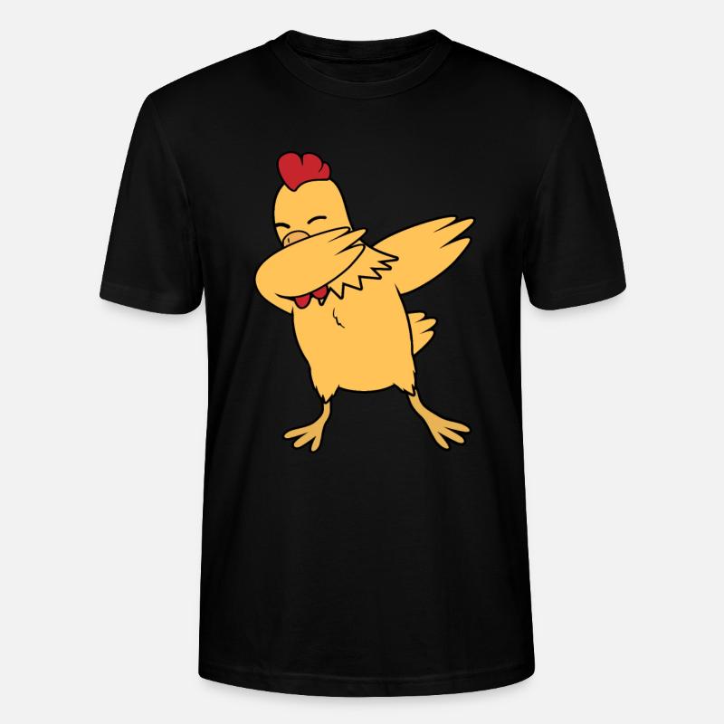 Huhn - Stanley/Stella Unisex Bio-T-Shirt CRAFTER - Schwarz