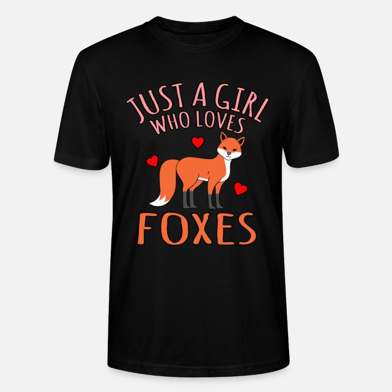 Fuchs - Stanley/Stella Unisex Bio-T-Shirt CRAFTER - Schwarz