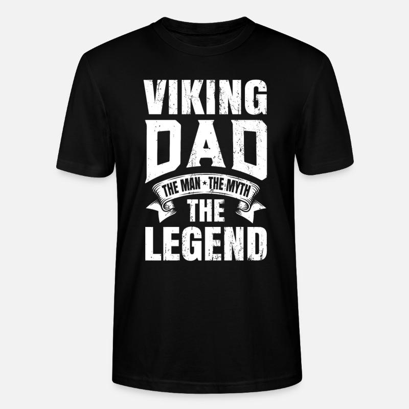 Wikinger - Stanley/Stella Unisex Bio-T-Shirt CRAFTER - Schwarz