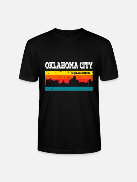 Oklahoma City - Stanley/Stella CRAFTER Unisex Organic T-Shirt - black