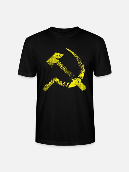 Hammer and sickle - Stanley/Stella CRAFTER Unisex Organic T-Shirt - black