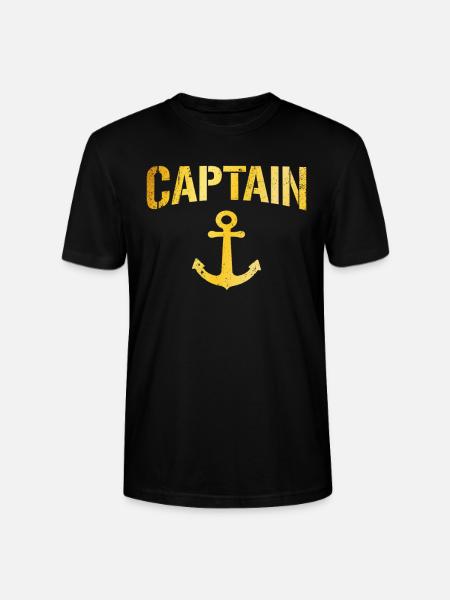 Kapitän Captain - Stanley/Stella CRAFTER Unisex Organic T-Shirt - black