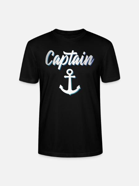 Kapitän Captain - Stanley/Stella CRAFTER Unisex Organic T-Shirt - black