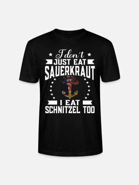 Germano-Américains - Ancre ADN - T-shirt bio CRAFTER Stanley Stella Unisexe - noir