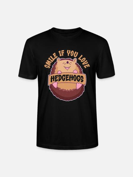 Hérisson - T-shirt bio CRAFTER Stanley Stella Unisexe - noir
