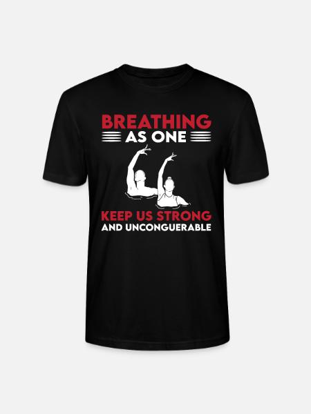 Synchronized Swimming Gift - Stanley/Stella CRAFTER Unisex Organic T-Shirt - black