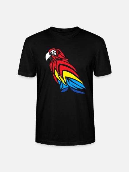 Parrot - Stanley/Stella CRAFTER Unisex Organic T-Shirt - black