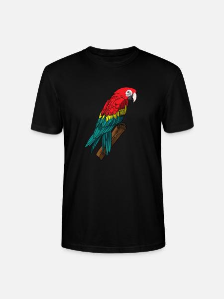 Parrot - Stanley/Stella CRAFTER Unisex Organic T-Shirt - black
