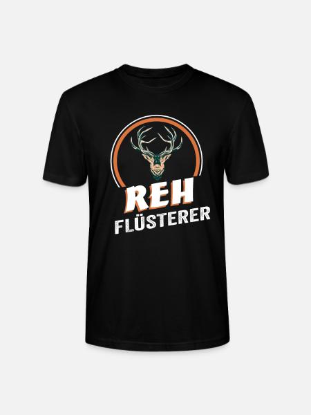 Reh Flüsterer - Stanley/Stella Unisex Bio-T-Shirt CRAFTER - Schwarz