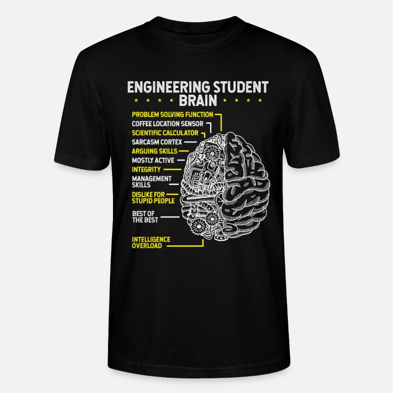 Engineering School Engineering Student Engineer - Stanley/Stella Unisex Bio-T-Shirt CRAFTER - Schwarz
