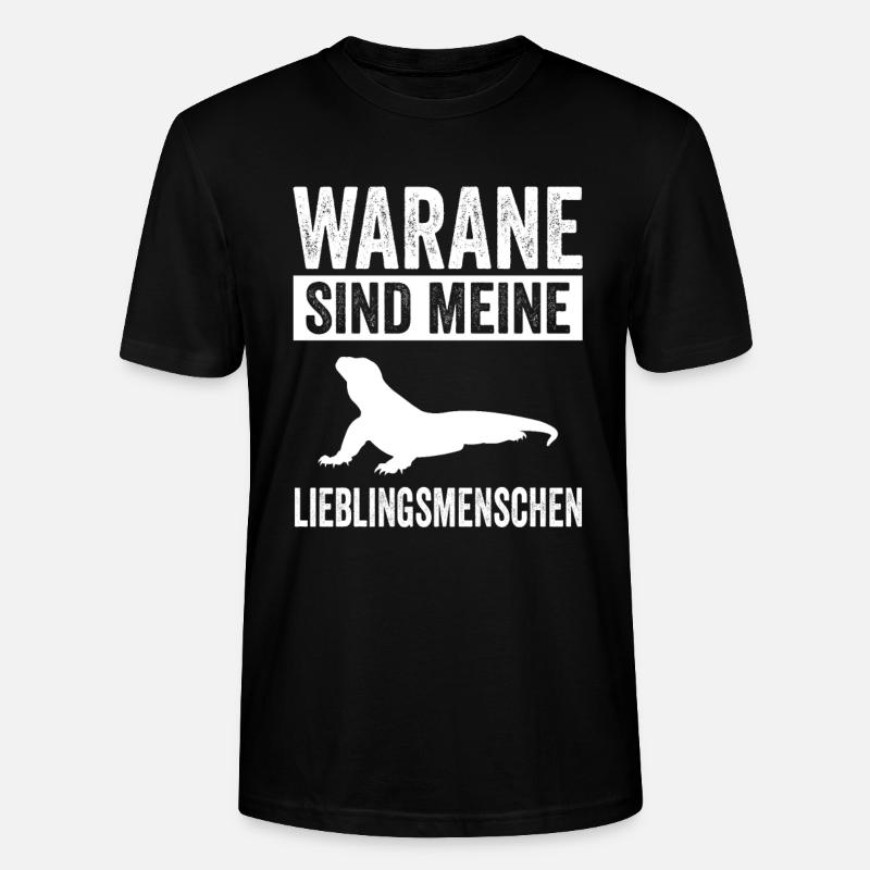 Waran - Stanley/Stella Unisex Bio-T-Shirt CRAFTER - Schwarz