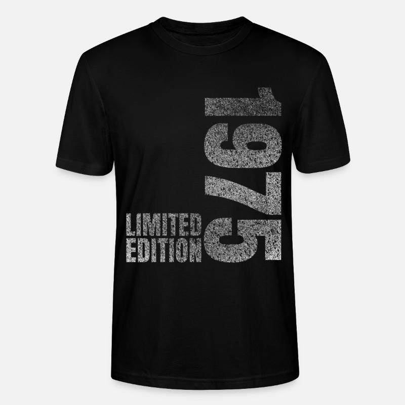 1975 Édition Limitée Cadeau - T-shirt bio CRAFTER Stanley Stella Unisexe - noir