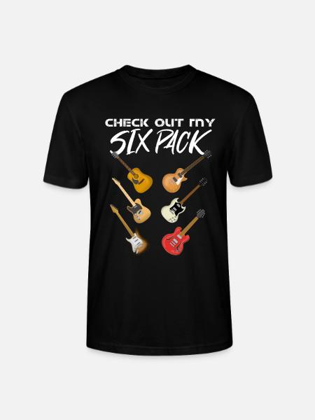Guitar - Stanley/Stella CRAFTER Unisex Organic T-Shirt - black
