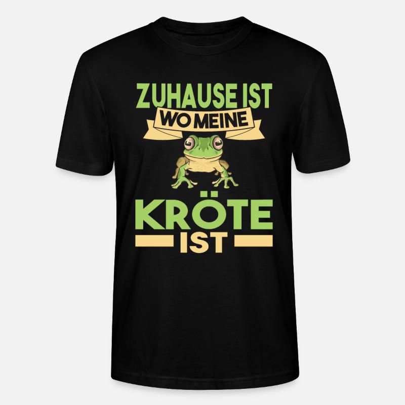Kröte - Stanley/Stella Unisex Bio-T-Shirt CRAFTER - Schwarz