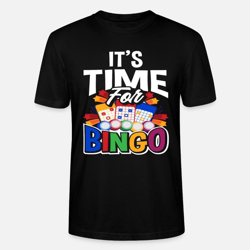 Bingo - Stanley/Stella Unisex Bio-T-Shirt CRAFTER - Schwarz