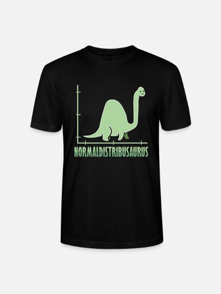 Dinosaurier Mathe Pythagoras Mathematiker - Stanley/Stella Unisex Bio-T-Shirt CRAFTER - Schwarz