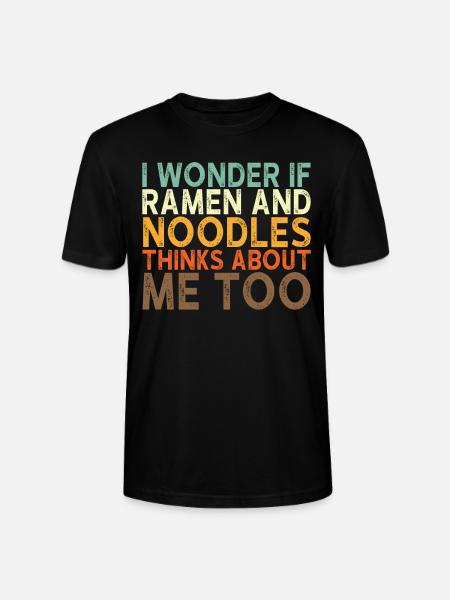 Dicton ramen Noodle - T-shirt bio CRAFTER Stanley Stella Unisexe - noir