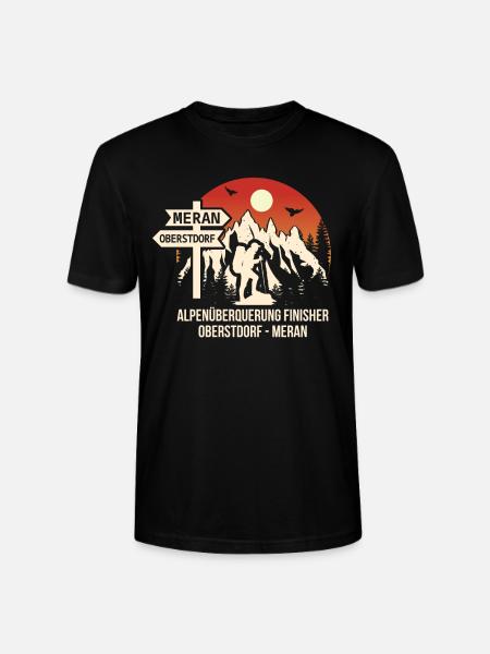 Alpenüberquerung Oberstdorf Meran E5 - Stanley/Stella Unisex Bio-T-Shirt CRAFTER - Schwarz
