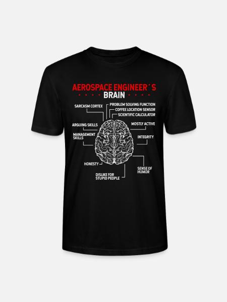 Aerospace Engineer Aerospace Engineering Signs - Stanley/Stella Unisex Bio-T-Shirt CRAFTER - Schwarz