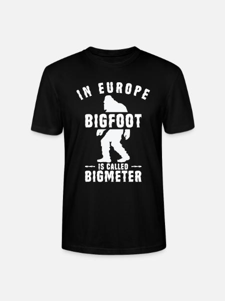 Bigfoot Sasquatch Yeti - Stanley/Stella Unisex Bio-T-Shirt CRAFTER - Schwarz