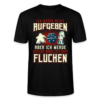 Gesellschaftsspiele Spieleabend Brettspiele - Stanley/Stella Unisex Bio-T-Shirt CRAFTER - Schwarz - Vorne - Alina (178cm) & Michal (187cm)