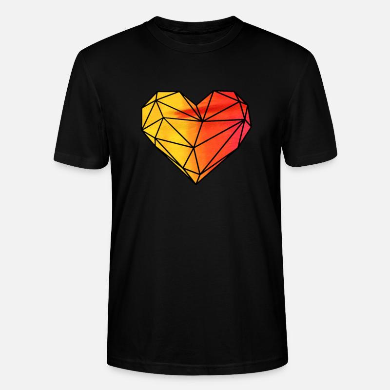 Saint-Valentin Saint-Valentin - T-shirt bio CRAFTER Stanley Stella Unisexe - noir