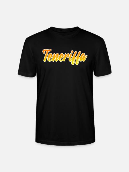 Teneriffa - Stanley/Stella Unisex Bio-T-Shirt CRAFTER - Schwarz