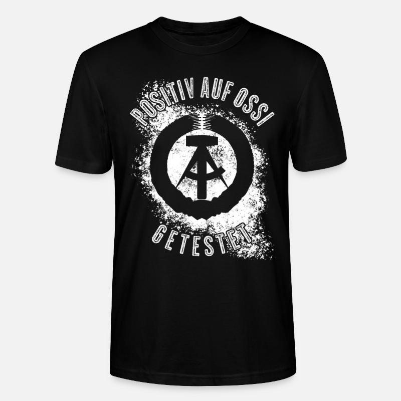 Ostdeutschland Ossi DDR - Stanley/Stella Unisex Bio-T-Shirt CRAFTER - Schwarz